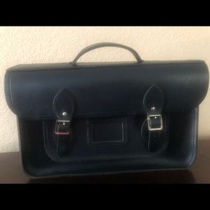 Cambridge Satchel 14” in Black Leather